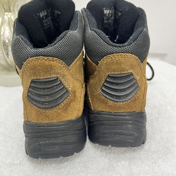 BRAHMA Womens Hard Toe Boots Hiking work Oil Slip Resistant Waterproof Brown 6 - Picture 6 of 10